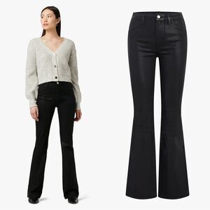 NWT JOE’s Jeans THE HI HONEY BOOTCUT COATED jeans in BLACK